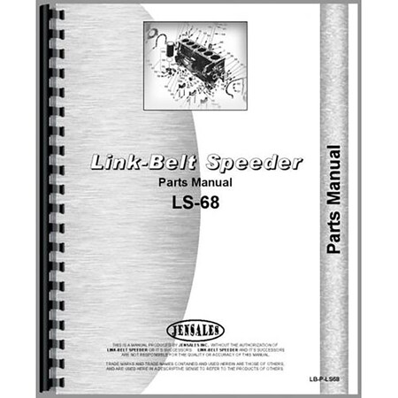 New Link Belt Speeder LS-68 Industrial/Construction Parts Manual
